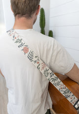 Moody Flower Guitar Strap