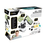 Certified Pre-Owned National Geographic 40x-640x Magnification Microscope with Smartphone Camera Adapter