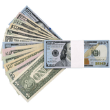 All Denomination Full Print New Series Mixed Bills Stack