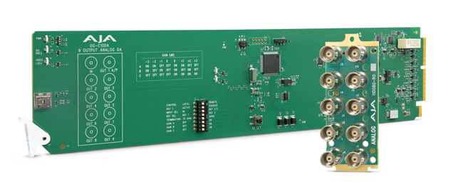 AJA Analog Video 1x9 openGear Distribution Amplifier