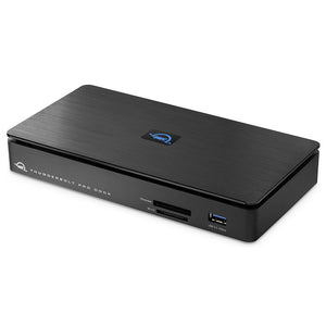 OWC Thunderbolt Pro Dock 10GbE USB Ports CFExpress Audio DP SD 4.0 card reader