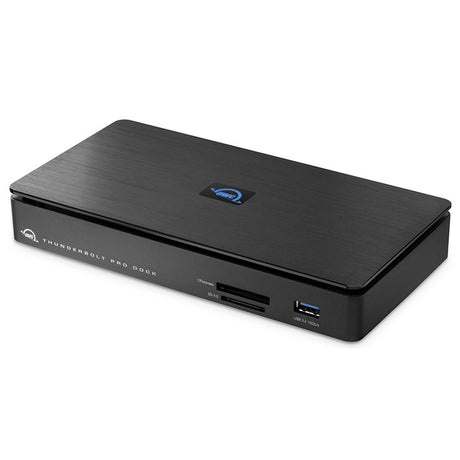 OWC Thunderbolt Pro Dock 10GbE USB Ports CFExpress Audio DP SD 4.0 card reader