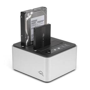 OWC Dual-Bay Drive Docking Solution 2.5-in and 3.5-in NVMe U.2 SATA Drives