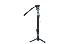P-424FL/FS Carbon Fiber Monopod with Fluid Head VH-10 1