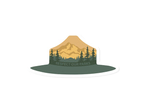 Park Ranger Hat Sticker