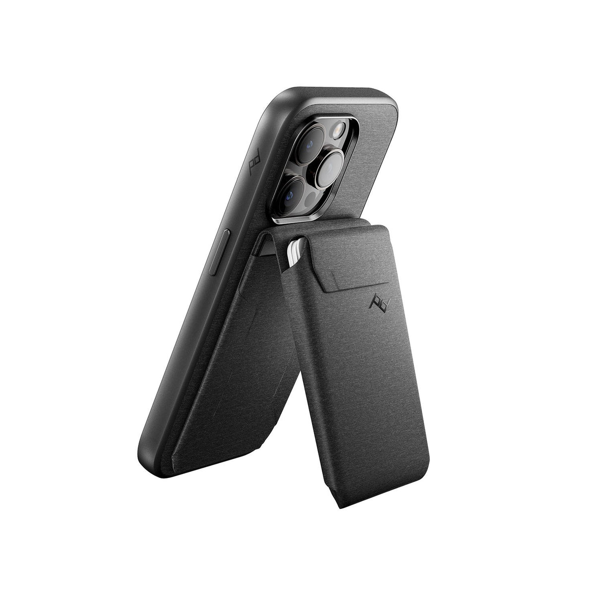 Mobile Wallet | Stand Wallet | Charcoal | Fabric