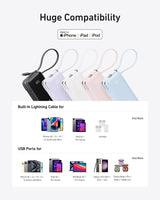 Anker Power Bank (10K, Fusion, Built-In Cable)