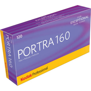 Kodak Professional Portra 160 120 Film — 5-Roll Pro Pack