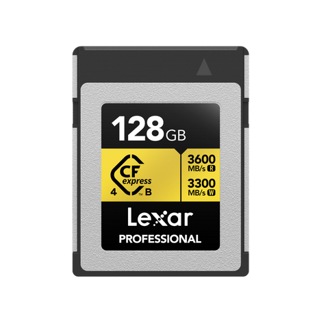 Lexar Professional GOLD CFexpress 4.0 Type B 128GB card