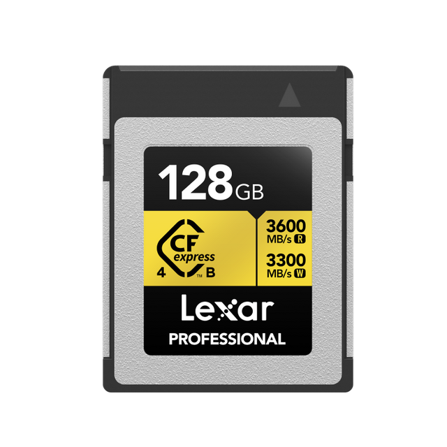 Lexar Professional GOLD CFexpress 4.0 Type B 128GB card