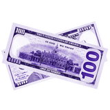 100x $100 New Series Purple Bills