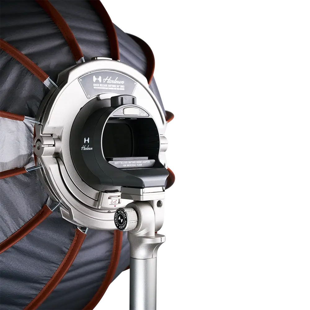 Harlowe Quick Release Softbox Mount Adapter for Universal Flash
