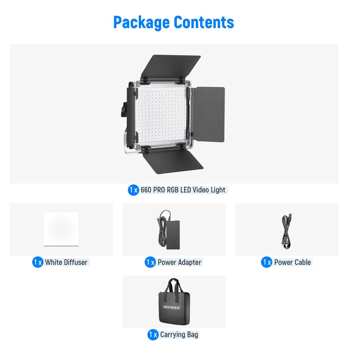 NEEWER RGB660 Pro APP Control RGB Light