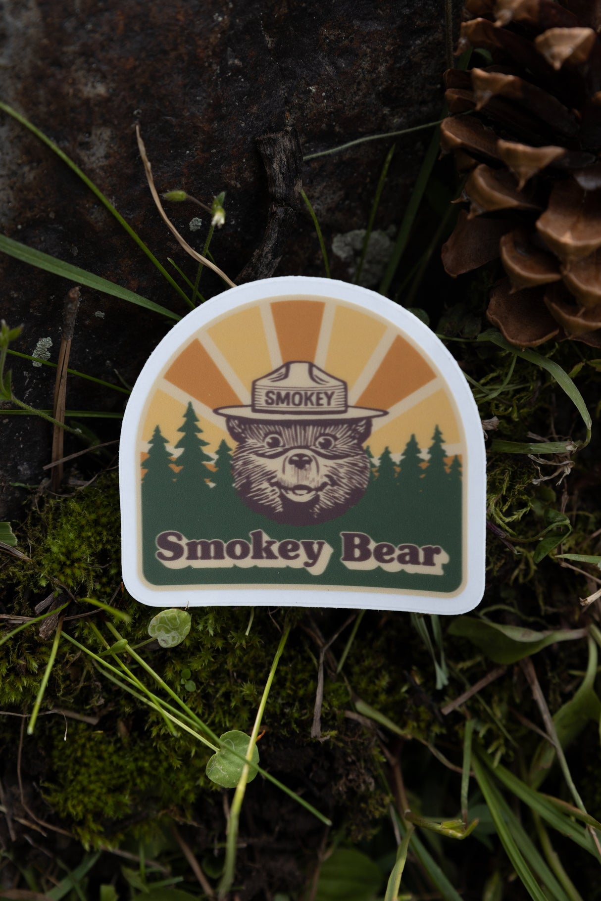 Smokey Bear Sticker