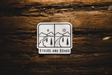 Rivers and Roads Sticker