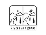Rivers and Roads Sticker