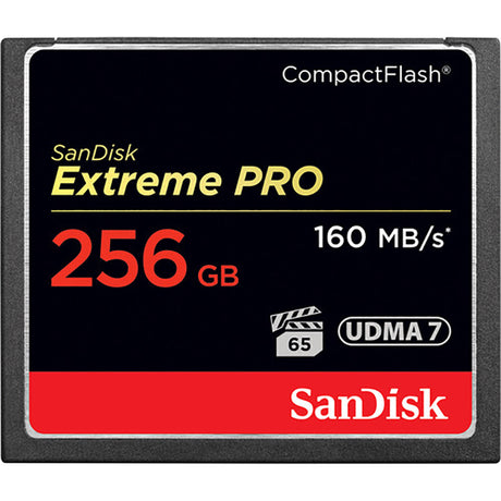 SanDisk Extreme Pro CompactFlash Memory Card 160 Mbps 256GB