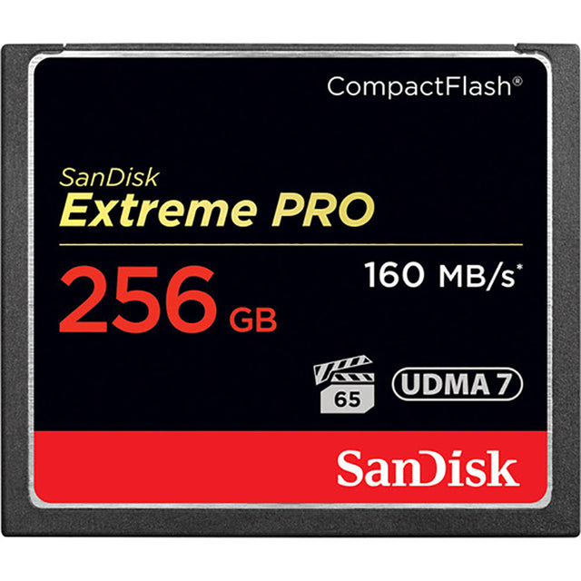 SanDisk Extreme Pro CompactFlash Memory Card 160 Mbps 256GB