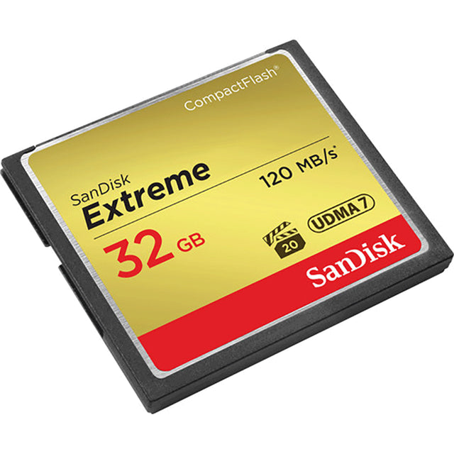 SanDisk Extreme CompactFlash Memory Card 120 Mbps 32GB