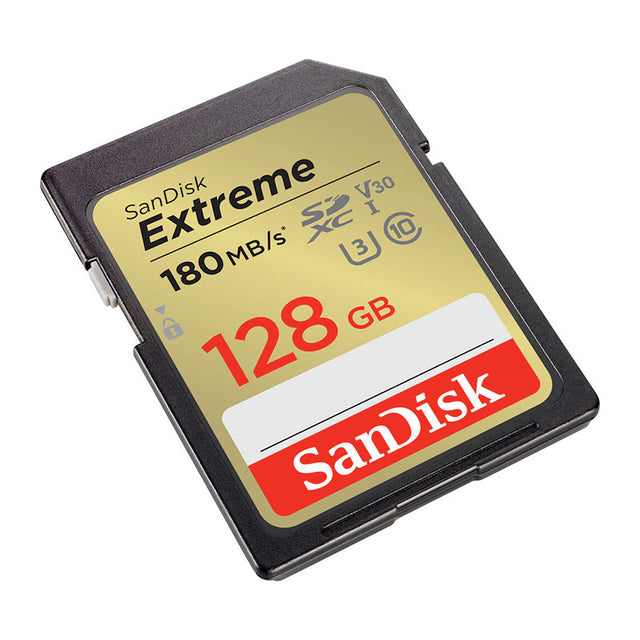 SanDisk Extreme SDXC Memory Card UHS-I 180/90MBs 128GB