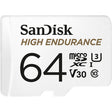 SanDisk High Endurance MicroSDXC U3 V30 C10 Full HD recording w/Adapter 64GB