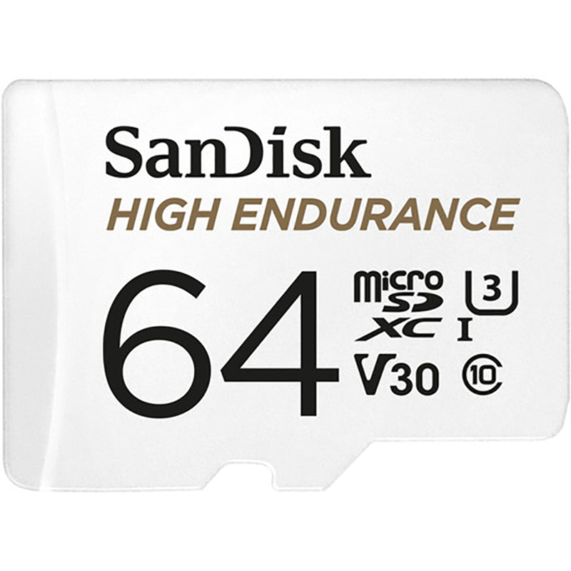 SanDisk High Endurance MicroSDXC U3 V30 C10 Full HD recording w/Adapter 64GB