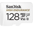 SanDisk High Endurance MicroSDXC U3 V30 C10 Full HD recording w/Adapter 128GB
