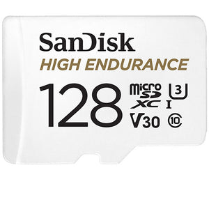 SanDisk High Endurance MicroSDXC U3 V30 C10 Full HD recording w/Adapter 128GB
