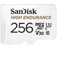 SanDisk High Endurance MicroSDXC U3 V30 C10 Full HD recording w/Adapter 256GB