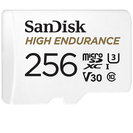 SanDisk High Endurance MicroSDXC U3 V30 C10 Full HD recording w/Adapter 256GB