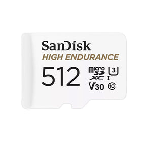 SanDisk High Endurance MicroSDXC U3 V30 C10 Full HD recording w/Adapter 512GB