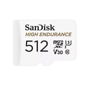 SanDisk High Endurance MicroSDXC U3 V30 C10 Full HD recording w/Adapter 512GB