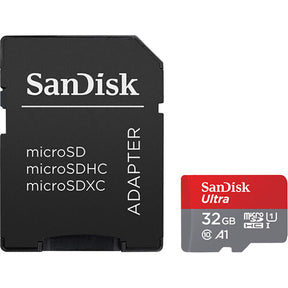 SanDisk Ultra microSDHC Memory Card C10 UHS U1 A1 Card W/Adapter 32GB