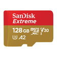 SanDisk Extreme microSDXC Memory Card UHS-I 4K Class 10 w/ Adapter 128GB