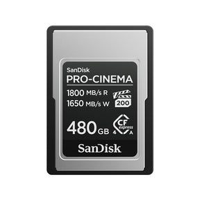 SanDisk PRO-CINEMA CFexpress Card Type A W/JC RPD2 VPG200 480GB