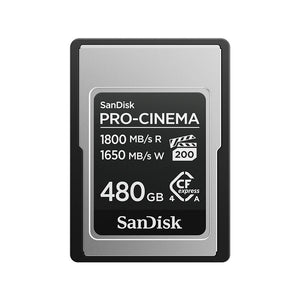 SanDisk PRO-CINEMA CFexpress Card Type A with Jewel Case RPD2 VPG200 480GB