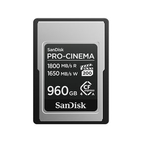 SanDisk PRO-CINEMA CFexpress Card Type A W/JC RPD2 VPG200 960GB