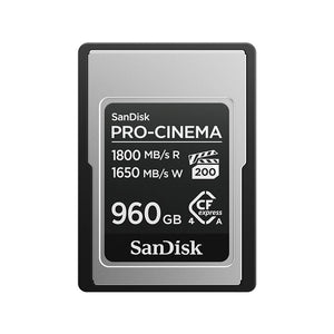 SanDisk PRO-CINEMA CFexpress Card Type A with Jewel Case RPD2 VPG200 960GB