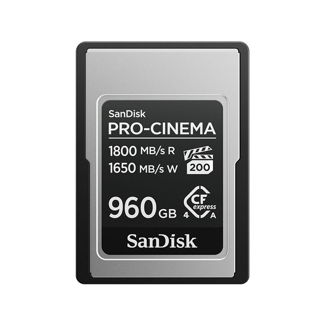 SanDisk PRO-CINEMA CFexpress Card Type A W/JC RPD2 VPG200 960GB