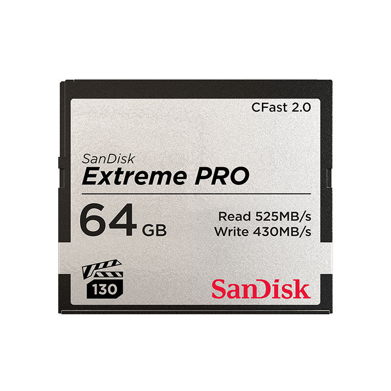 SanDisk Extreme Pro CFast 2.0 Full HD 4K Video Recording 64GB
