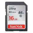 SanDisk Ultra SDHC Memory Card Class 10/UHS-I 16GB