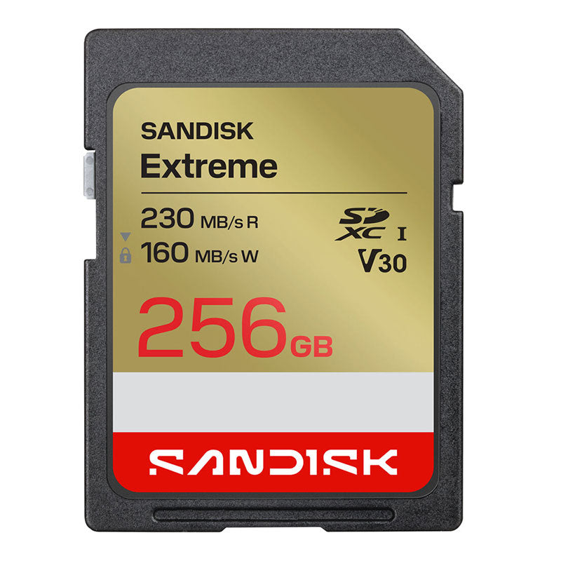 SanDisk Extreme SDXC Memory Card UHS-I V30 256GB