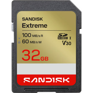 SanDisk Extreme SDHC Memory Card UHS-I V30 32GB