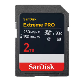 SanDisk Extreme Pro SDXC Memory Card UHS-I V30 2TB