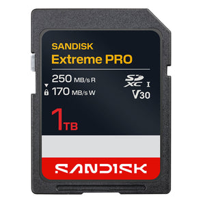 SanDisk Extreme Pro SDXC Memory Card UHS-I V30 1TB