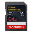 SanDisk Extreme Pro SDXC Memory Card UHS-I V30 64GB
