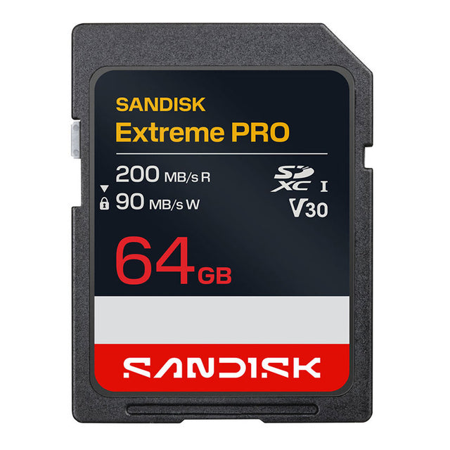 SanDisk Extreme Pro SDXC Memory Card UHS-I V30 64GB