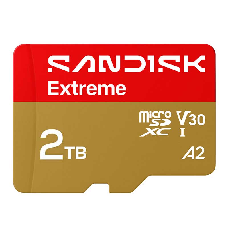 SanDisk Extreme Micro SDXC Memory Card UHS-I 2TB