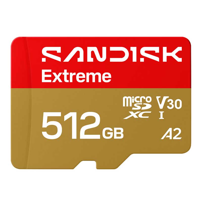 SanDisk Extreme Micro SDXC Memory Card UHS-I 512GB