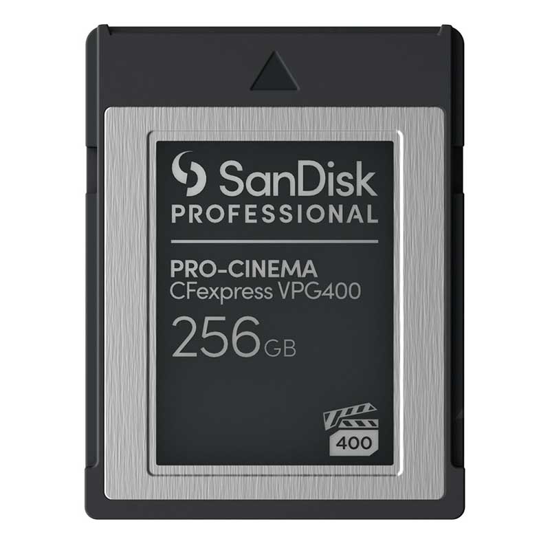 SanDisk Professional PRO-CINEMA CFexpress VPG400 Type-B Memory Card 256GB